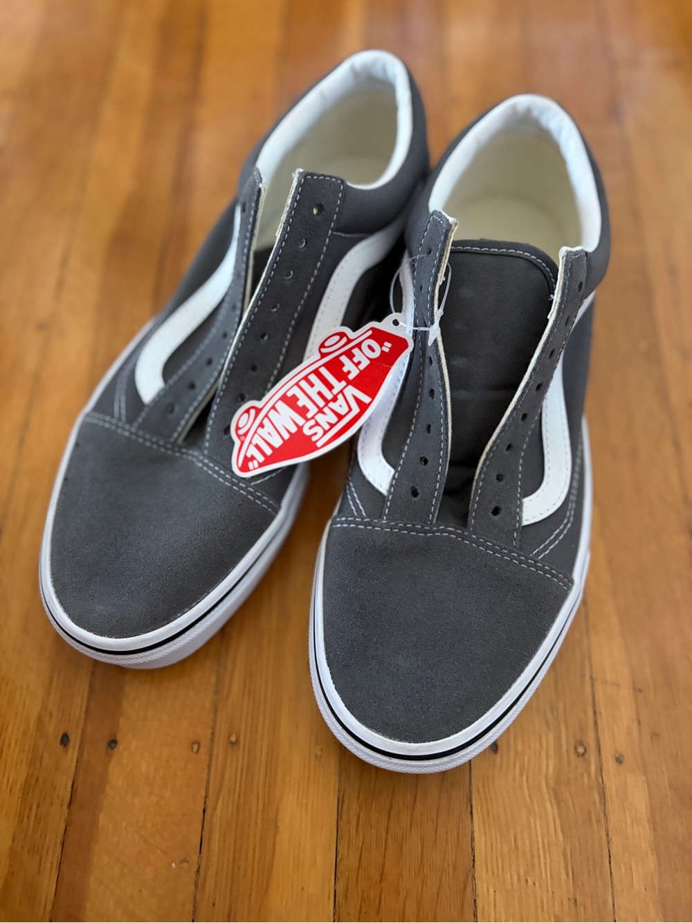 Vans Old Skool suede grey sneakers NWT 11 9.5 classic skater preppy shoe 42.5